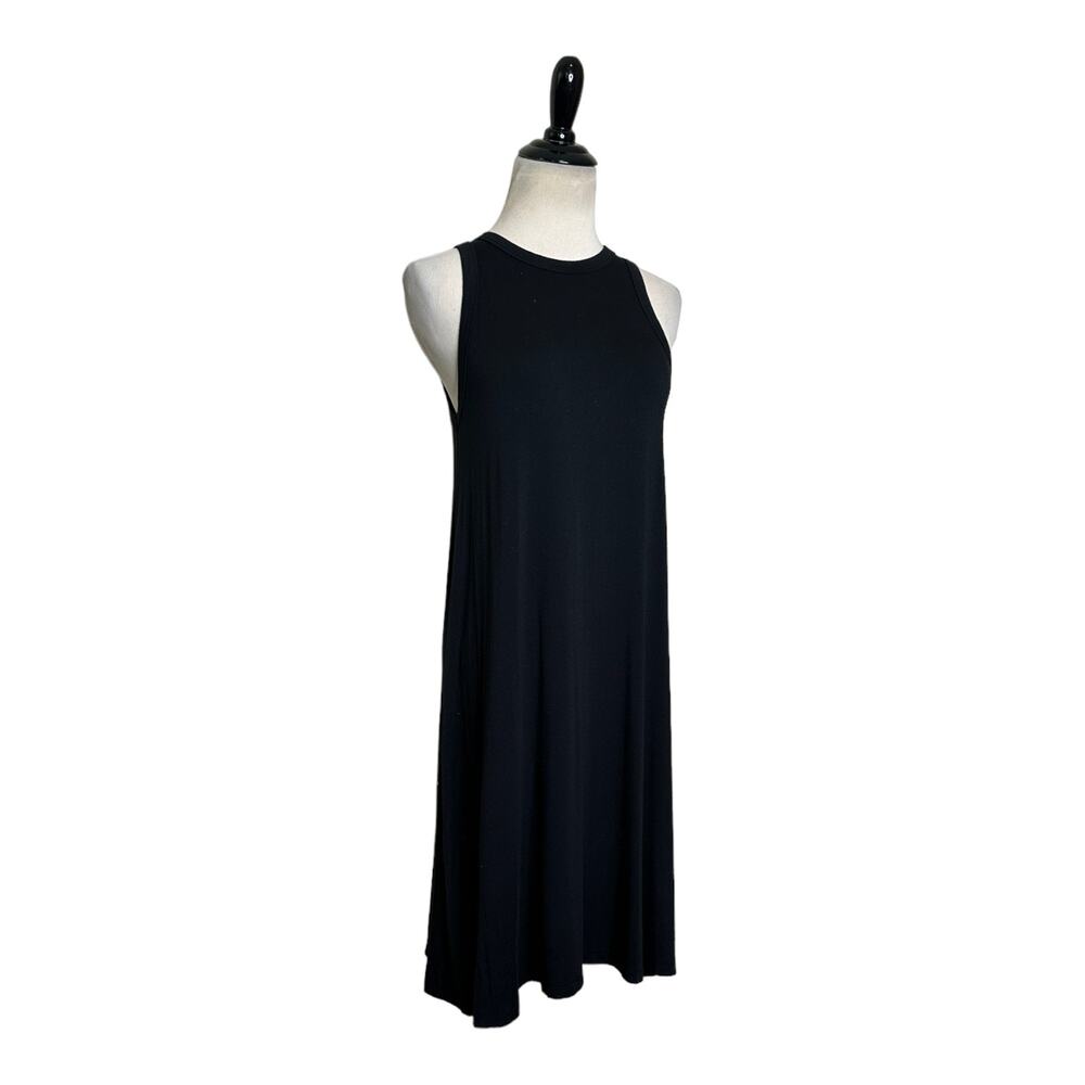 A New Day black sleeveless summer knee length flowy dress size small
